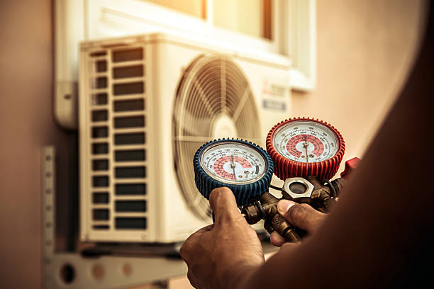 Professional Ductwork Repair technician working in Berne, NY